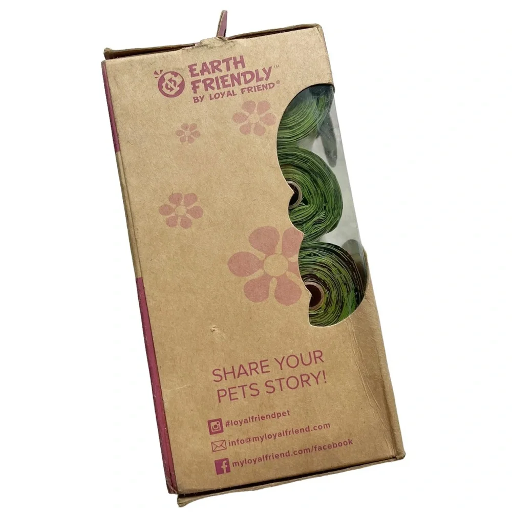 NEW Earth Friendly Pet Poop Bags Oder Blocker Lavender Scent